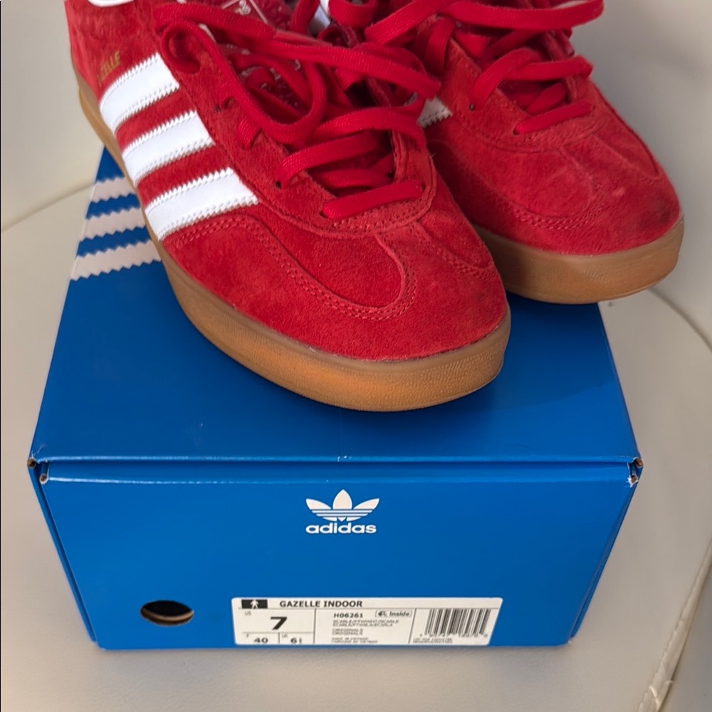 adidas Originals Gazelle Indoor Red Shoes